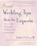 Great Wedding Tips From The Experts