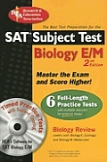 SAT Subject Test: Biology E/M W/CD-ROM (Rea) -- The Best Test Prep for the SAT with CDROM (REA Test Preps)