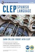 CLEP SPANISH LANGUAGE WITH INTEGRATED AUDIO ONLINE PRACTICE TESTS