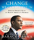 Change We Can Believe in Barack Obamas Plan to Renew Americas Promise