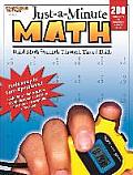 Just-A-Minute Math: Reproducible Grades 1-8