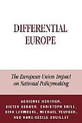 Differential Europe: The European Union Impact on National Policymaking