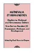 Medievalia Et Humanistica No. 32: Studies in Medieval and Renaissance Culture
