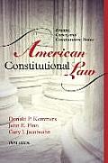 American Constitutional Law Essays Cases & Comparative Notes