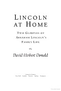 Lincoln At Home Two Glimpses Of Abraham