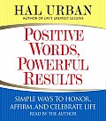 Positive Words Powerful Results Audio Cd