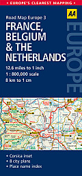 Road Map France, Belgium & the Netherlands