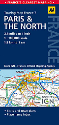 Road Map Paris & the North