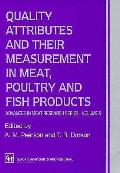 Quality Attributes and Their Measurement in Meat, Poultry and Fish Products: Advances in Meat Research