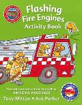 Amazing Machines Flashing Fire Engines Sticker Activity Book