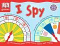 I Spy Observation Game With Spinner 5 Counters 5 Category Cards & Gameboard