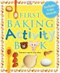 First Baking Activity Book With Cake Stencils