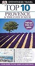 Top 10 Provence & the Cote DAzur With Pull Out Map