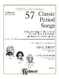 57 Classic Period Songs: Medium Low Voice, Comb Bound Book