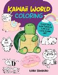 Kawaii World Coloring Color your way through cute & cool kawaii art