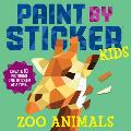Paint by Sticker Kids Zoo Animals