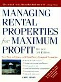 Managing Rental Properties For Maxi 3rd Edition