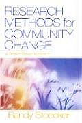 Research Methods for Community Change A Project Based Approach