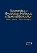 Research and Evaluation Methods in Special Education