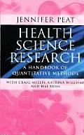 Health Science Research A Handbook Of Quantitative Methods