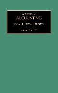 Advances in Accounting: Volume 15