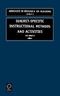 Subject-Specific Instructional Methods and Activities