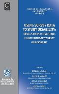 Using Survey Data to Study Disability: Results from the National Health Survey on Disability