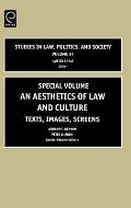 Aesthetics of Law and Culture: Texts, Images, Screens
