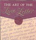 Art of the Love Letter with Five Envelopes Pouch Sealing Wax & Stationary