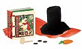 Mini Snowman in a Box With Pipe Carrot Hat Eyes Scarf & 32 Page Book
