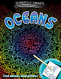 Scratch & Stencil: Oceans [With Stencils and Black Scratch Paper]
