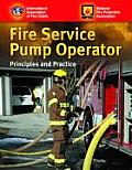 Fire Service Pump Operator: Principles and Practice