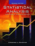 Statistical Analysis For Public Administration