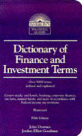 Dictionary Of Finance & Investment Terms 5th Edition M