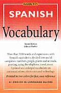 Spanish Vocabulary 2nd Edition
