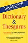 Barrons Reference Guides Dictionary & Thesaurus
