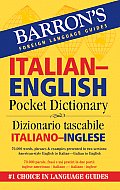Barrons Italian English Pocket Dictionary Dizionario Tascabile Italiano Inglese