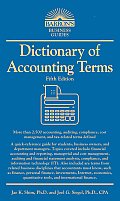 Dictionary of Accounting Terms 5th Edition