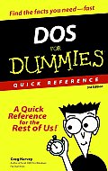 DOS For Dummies Quick Reference 3rd Edition