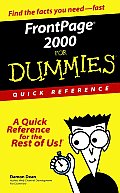 Front Page 2000 for Dummies Quick Reference