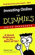 Investing Online for Dummies Quick Reference