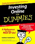 Investing Online For Dummies 3rd Edition
