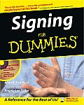 Signing For Dummies Book Cdrom