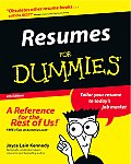 Resumes For Dummies 4th Edition