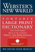 Websters New World Portable Large Print Dictionary 2nd Edition