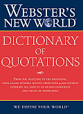 Websters New World Dictionary of Quotations