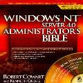 Windows NT(R) Server 4.0 Administrator's Bible