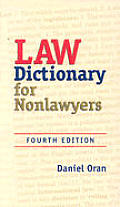 Law Dictionary For Nonlawyers 4th Edition