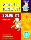 21950 Read It! Draw It! Solve It!: Grade 2 Workbook