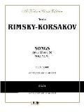 Songs Opus 55 56 Volume 7 Vocal Score with English & Russian Text